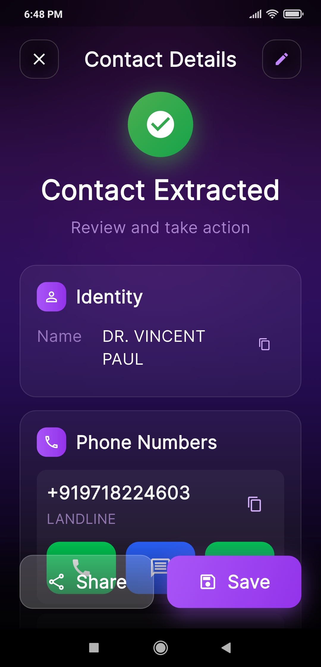 Scan2Call Screenshot 6